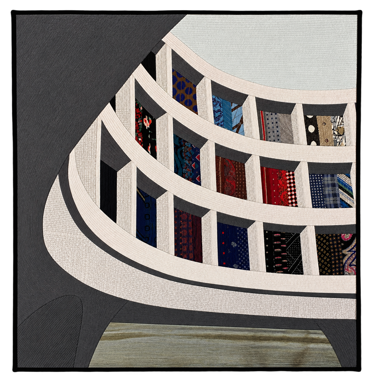 Hirschhorn Museum art quilt by Cyndi Zacheis