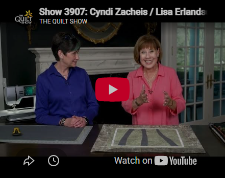 Cyndi Zacheis on The Quilt Show, Show 3907